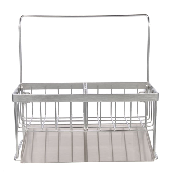 SKISUNO Drain Pan for Sponges Stainless Steel Dish Sponge Organization for Families 1Pack