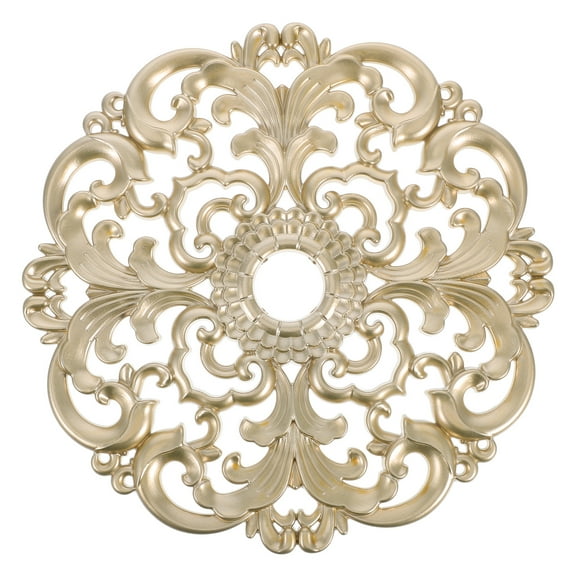 SKISUNO European Gypsum Style Plastic Ceiling Medallion Decorative Ceiling Light Medallion for Home Lighting and Ceiling Fans Decorative Ceiling Medallion