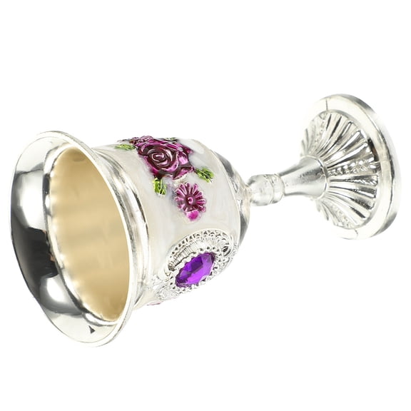 SKISUNO Goblet Cup Zinc Alloy Cold Retention Smooth Rounded Shape for Adults 1Pack