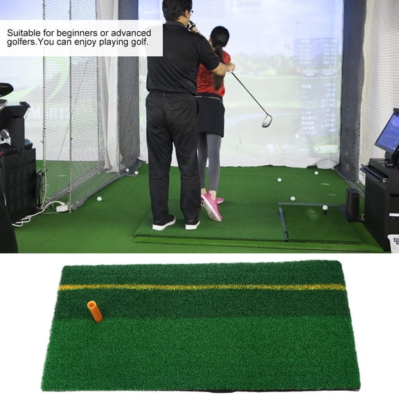 SKISUNO 1Set Golfing Hitting Pad Green Weather Resistant for Indoor Outdoor Use