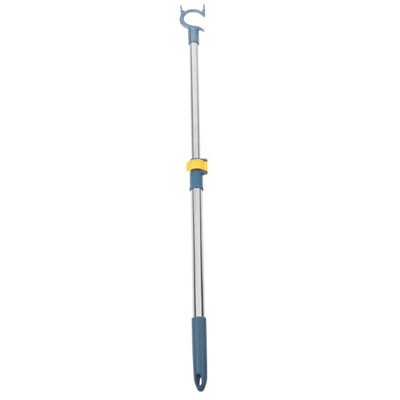 SKISUNO Retractable Clothes Poles 53-78cm Adjustable Closet Reach Pole Rails Clothesline Rod for Drying Clothes Organizing Wardrobe Accessories