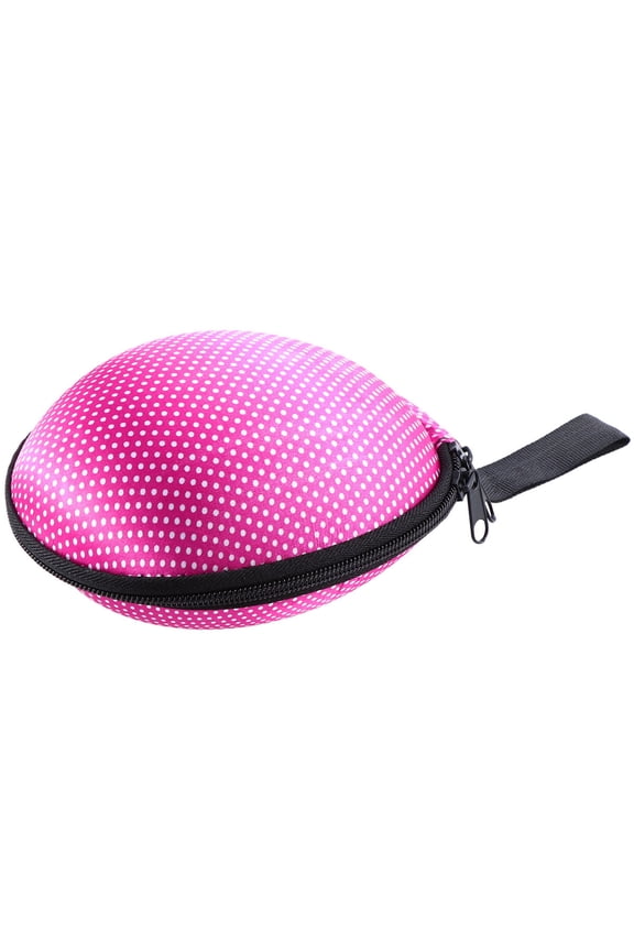 Travel Case For Bras 1Pack Bra Storage Case Rosy Dot Pattern Silicone Fabric Protection Organization Women