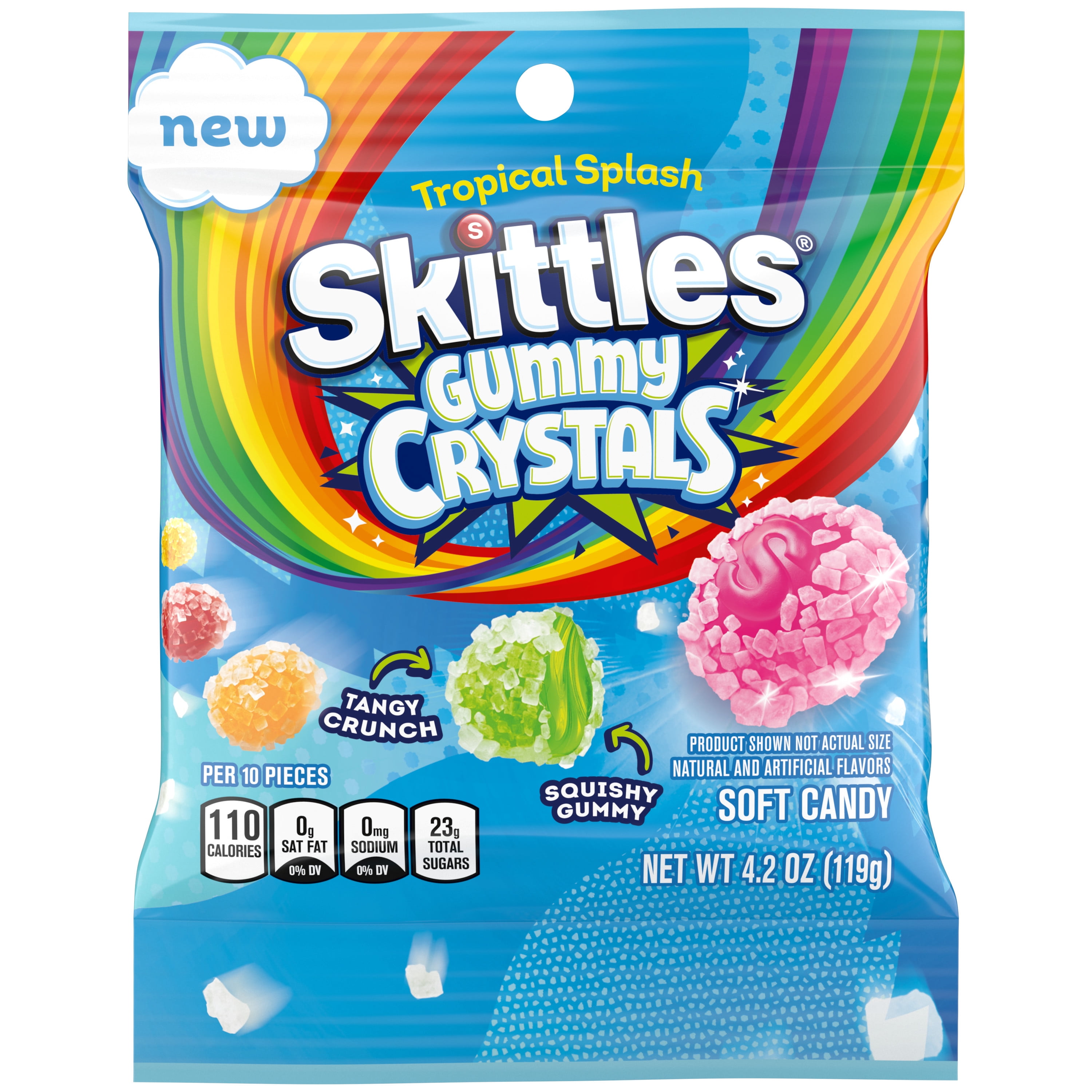 SKITTLES CRYSTALS TROPICAL