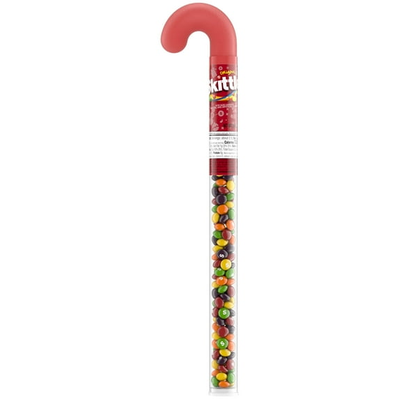 Skittles Original Christmas Candy Cane, 2.6 oz Tube