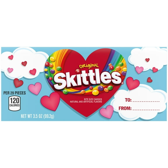 SKITTLES Original Chewy Valentines Day Candy Gift Box - 3.5 oz