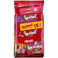 thumbnail image 1 of SKITTLES Original, SKITTLES Wild Berry & STARBURST Original and STARBURST FaveReds Fun Size Chewy Candy Variety Bag, Party Size, 20.13 Oz Bulk Bag, 1 of 3