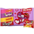 thumbnail image 1 of SKITTLES & STARBURST Chewy Valentine's Day Candy, 35 Ct Bulk Bag, 1 of 13