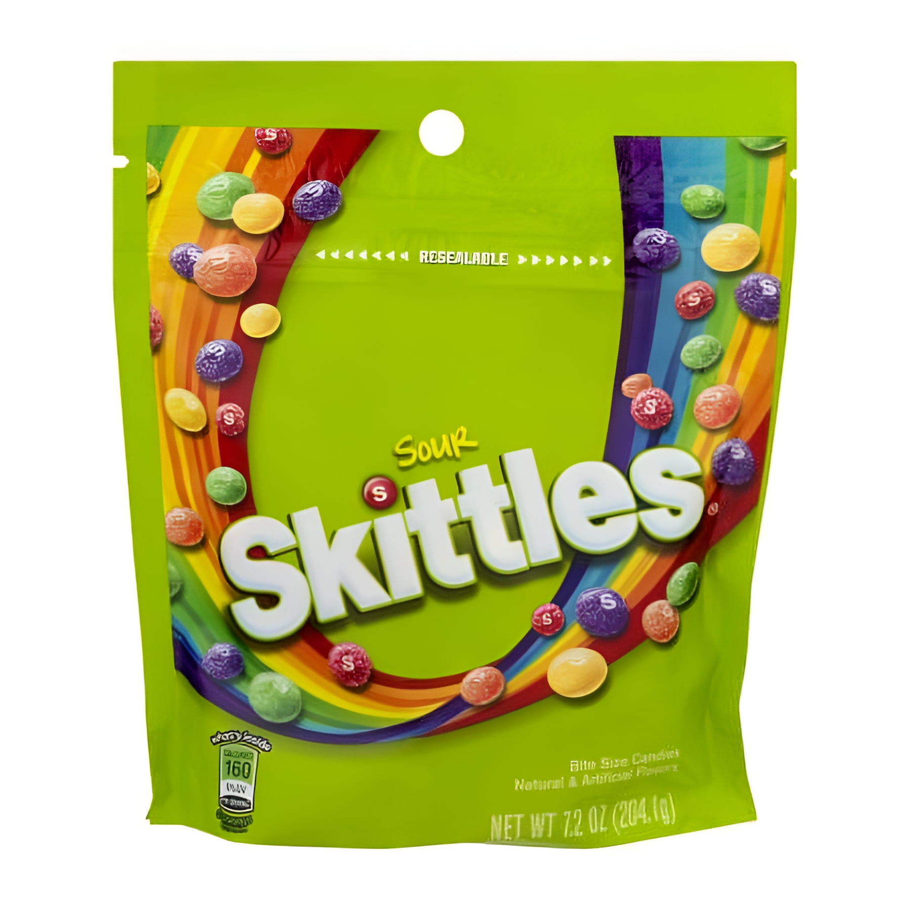 SKITTLES Sour Candy Grab N Go Bag, 7.2 ounce (Pack of 48)