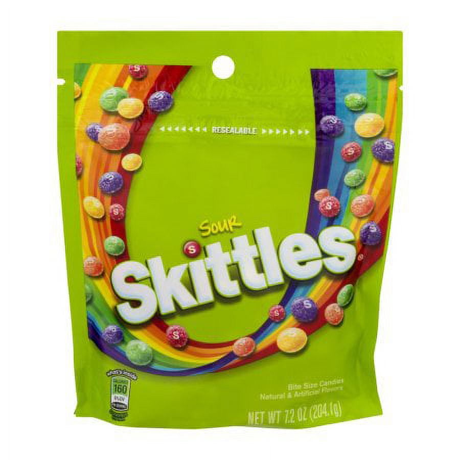 SKITTLES Sour Candy Grab N Go Bag (Pack of 14)