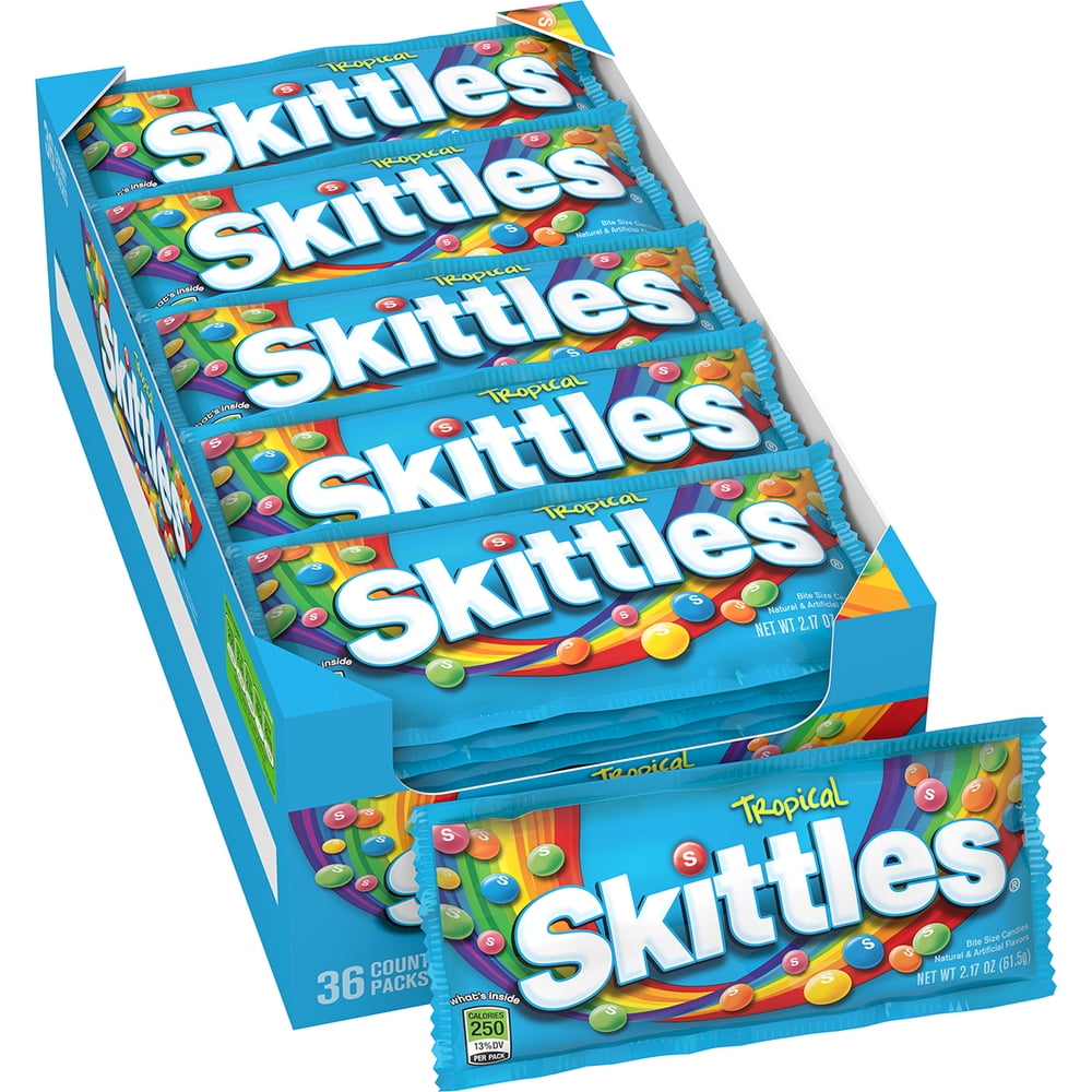 Mars Skittles Tropical package