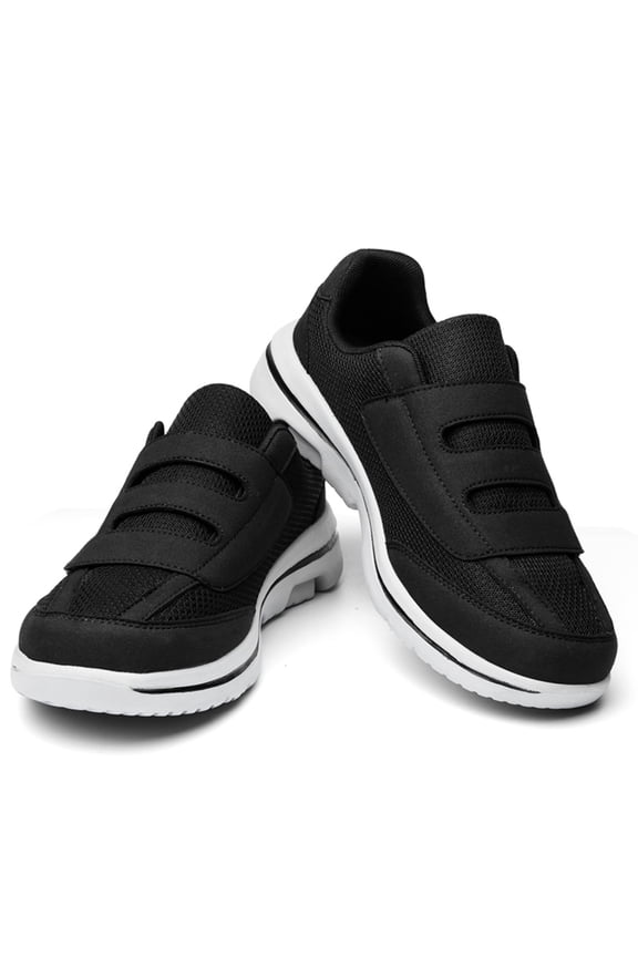 Adjustable Closure Diabetic Shoes - Extra Wide Width, Slip-On Design for Elderly & Swollen Feet, Ideal for Lymphedema & Comfortable Walking