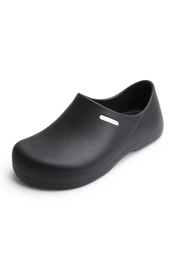 Men & Women Non Slip Chef Clogs – Waterproof Oil Resistant Slip On Work Shoes with Arch Support for Kitchen & Food Service