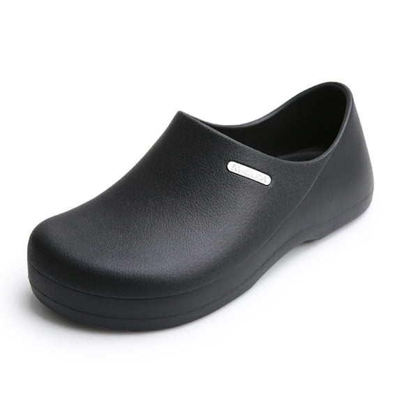 SKIUHS Men & Women Non Slip Chef Clogs – Waterproof Oil Resistant Slip On Work Shoes with Arch Support for Kitchen & Food Service