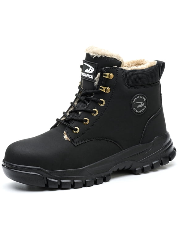 Men's 6" Oil/Slip Resistant Dual-Density Comfortable EH Construction Industrial Ankle Safety Men Insulated Waterproof Work Boots
