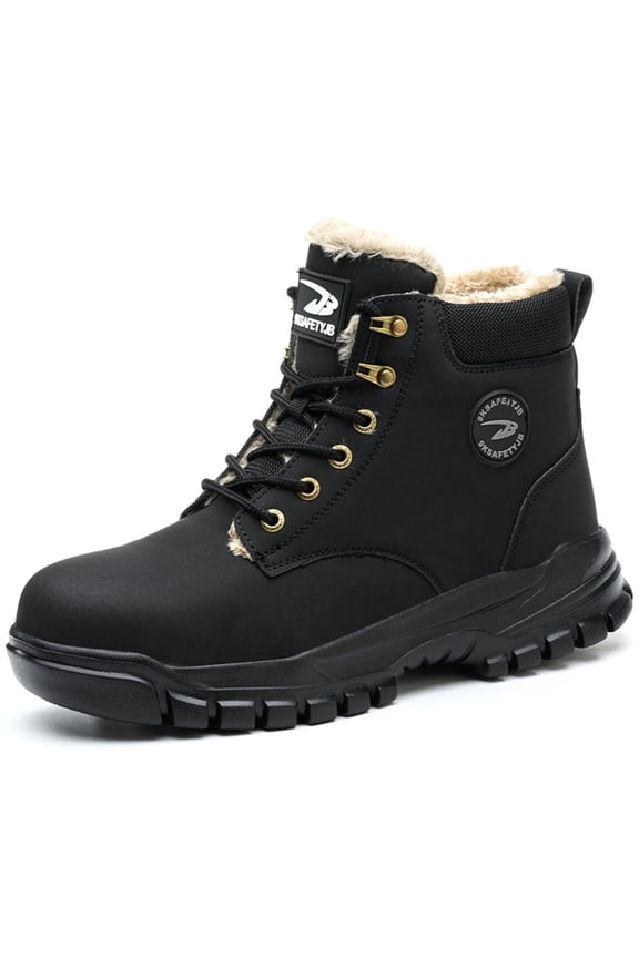 Men's 6" Oil/Slip Resistant Dual-Density Comfortable EH Construction Industrial Ankle Safety Men Insulated Waterproof Work Boots