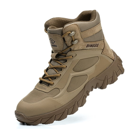 SKIUHS Men's All-Season Industrial Safety Work Boots – Anti-Impact/Puncture-Resistant, Slip Resistant, Lightweight & Durable