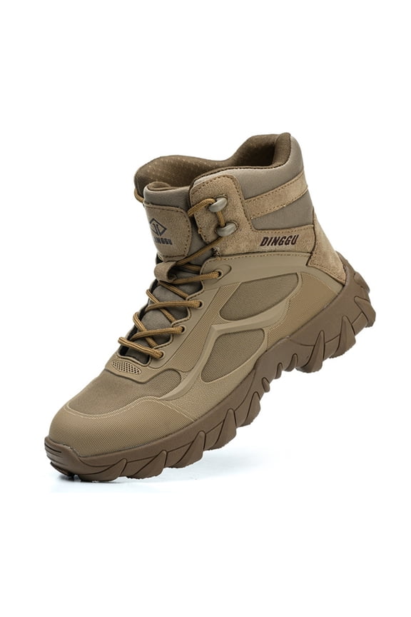 Men's All-Season Industrial Safety Work Boots – Anti-Impact/Puncture-Resistant, Slip Resistant, Lightweight & Durable