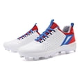 thumbnail image 1 of SKIUHS Men's Baseball Cleats – Synthetic Leather Mesh Athletic Cleat with Rubber Studs for Outdoor Field Sports, 1 of 5