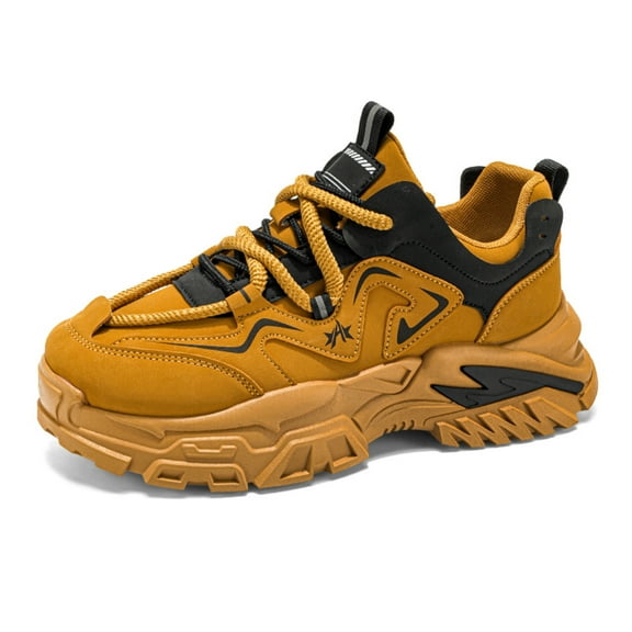 SKIUHS Men's Fashion Retro Chunky Sneakers Stylish Dad Shoes Casual Comfortable Non Slip Versatile Athletic Shoes