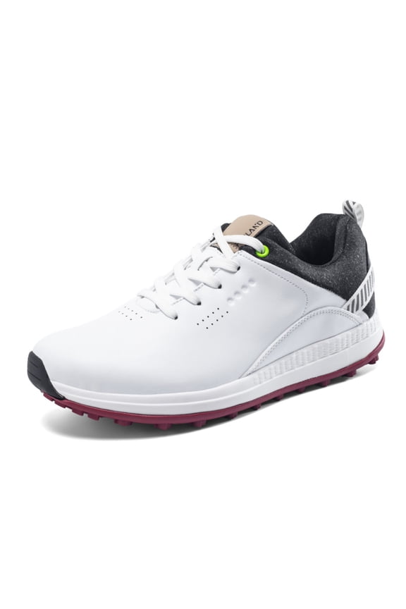 Men's Golf Shoes Fixed Nailless Sole Waterproof Lightweight No-Slip