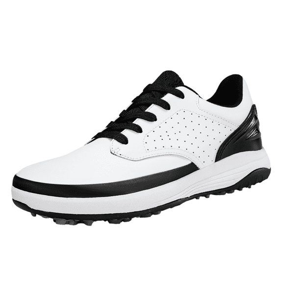 SKIUHS Men's Golf Shoes – Spiked Sole for Traction, Breathable Water-Resistant Upper & Comfort for On-Course Play