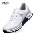 thumbnail image 1 of SKIUHS Men's Golf Shoes – Waterproof Leather Golf Sneakers, Anti-Slip Spikeless Outsole for Pro-Level Traction & Comfort, 1 of 5