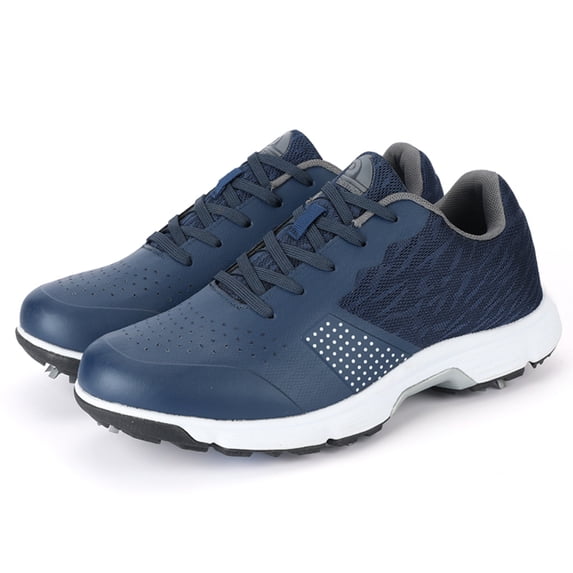 SKIUHS Men's Golf Shoes - Waterproof, Spiked Sole for Traction & Comfort in Outdoor Golf Rounds