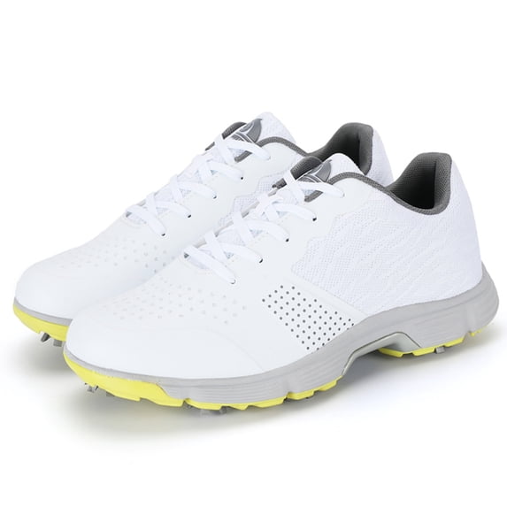 SKIUHS Men's Golf Shoes - Waterproof, Spiked Sole for Traction & Comfort in Outdoor Golf Rounds