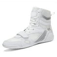 thumbnail image 1 of SKIUHS Men's High-Top Boxing Shoes - Adjustable Strap, Non-Slip Sole & Ankle Support for Boxing Training & Matches, 1 of 8