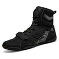 thumbnail image 1 of SKIUHS Men's High-Top Boxing Shoes - Adjustable Strap, Non-Slip Sole & Ankle Support for Boxing Training & Matches, 1 of 8