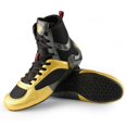 thumbnail image 1 of SKIUHS Men's High-Top Boxing Shoes - Microfiber Leather & Mesh Upper, Honeycomb Non-Slip Rubber Sole & Reinforced Ankle Support for Training & Matches, 1 of 6