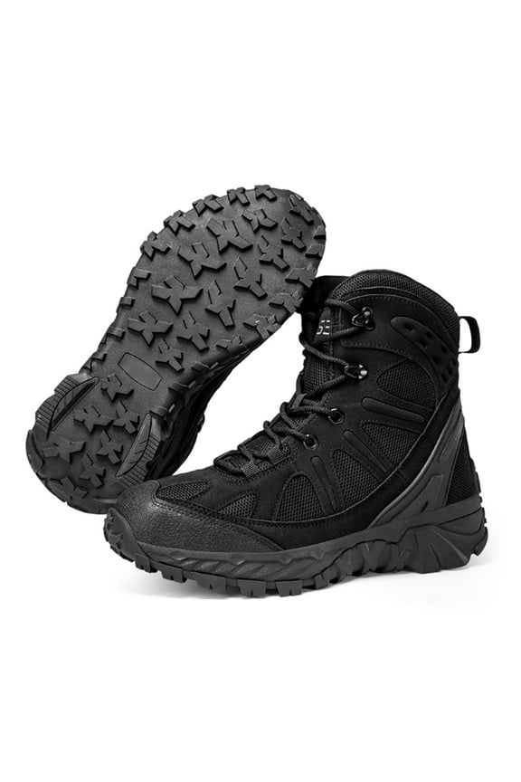 Men's Hiking Boots – Breathable Mesh, Rugged Traction for Outdoor Adventures