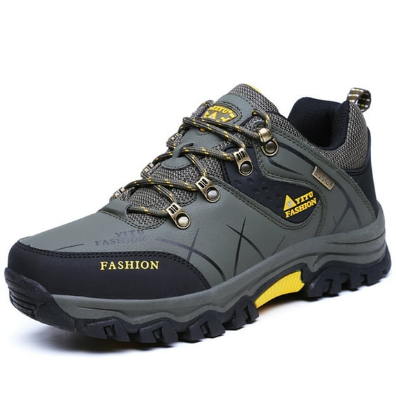 SKIUHS Men's Hiking Shoes – Insulated & Breathable All-Terrain Options, Non-Slip Waterproof Outdoor Trail Shoes