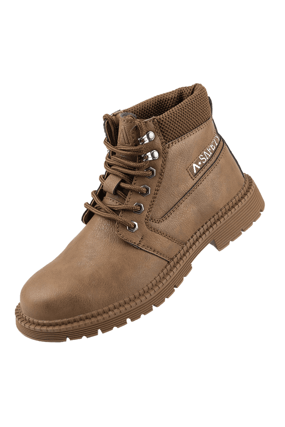 Men's Mid-Cut Chelsea-Style Safety Boots - Composite Toe & Slip Resistant Sole