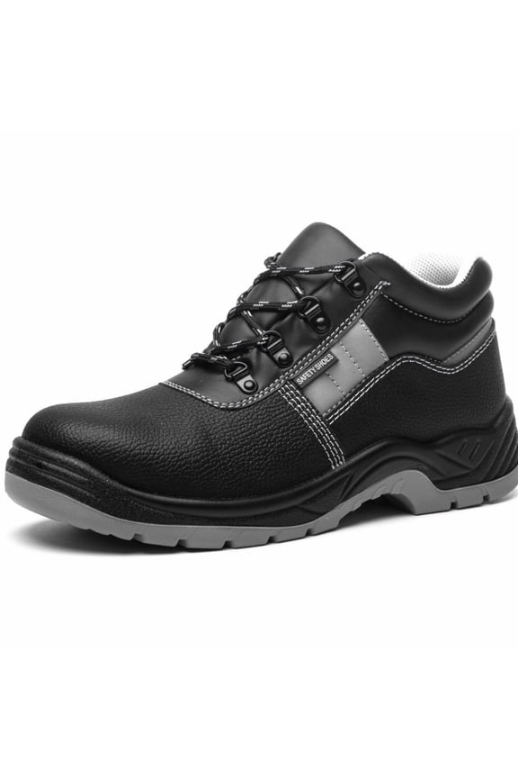 Men's Mid-Cut Safety Boots - Reinforced Design, Composite Toe & Slip Resistant Sole