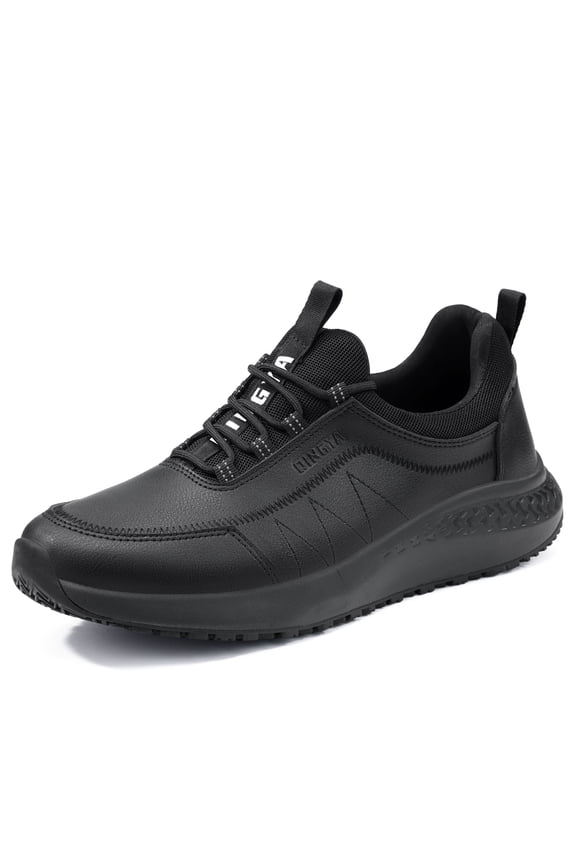 Men's Non Slip Oil Resistant Chef Work Shoes – Water Resistant Comfortable Kitchen Footwear