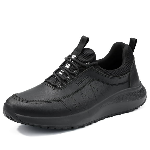 SKIUHS Men's Non Slip Oil Resistant Chef Work Shoes – Water Resistant Comfortable Kitchen Footwear