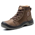 thumbnail image 1 of SKIUHS Men's Safety Steel Toe Work Boots – Lace-Up Ankle, Industrial Construction Boots with Rugged Safety Design, 1 of 8