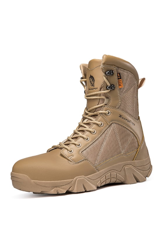 Men's Safety Work Boots – Steel Toe, Oil/Slip Resistant, Waterproof for Industrial Protection