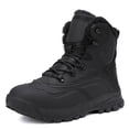 thumbnail image 1 of SKIUHS Men's Snow Boots Warm Insulated Faux Fur Waterproof Winter Shoes, 1 of 6