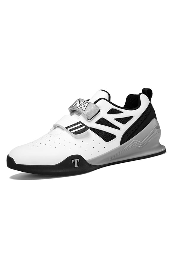 Men's Weightlifting Shoes with Adjustable Strap – Stable Support for Powerlifting, Squats & Gym Strength Training