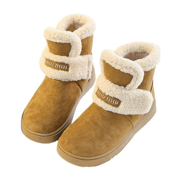 SKIUHS Snow Boots Women: Winter Shoes Woman Ankle Outdoors Booties with Warm Faux Fur