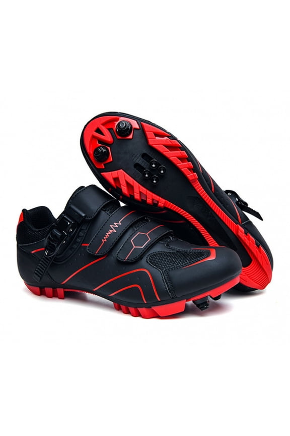 Unisex Clipless Cycling Shoes – Mountain & Road Bike Compatible with Durable Sole & Secure Strap