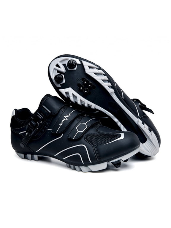 Unisex Clipless Cycling Shoes – Mountain & Road Bike Compatible with Durable Sole & Secure Strap
