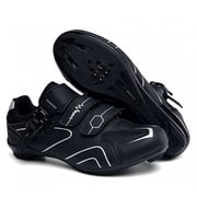 SKIUHS Unisex Clipless Cycling Shoes   Mountain & Road Bike Compatible with Durable Sole & Secure Strap