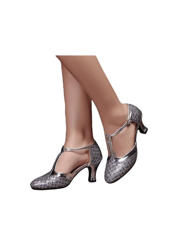 Women's Ballroom Tango Latin Salsa Dancing Shoes Sequins Shoes Social Dance Shoe