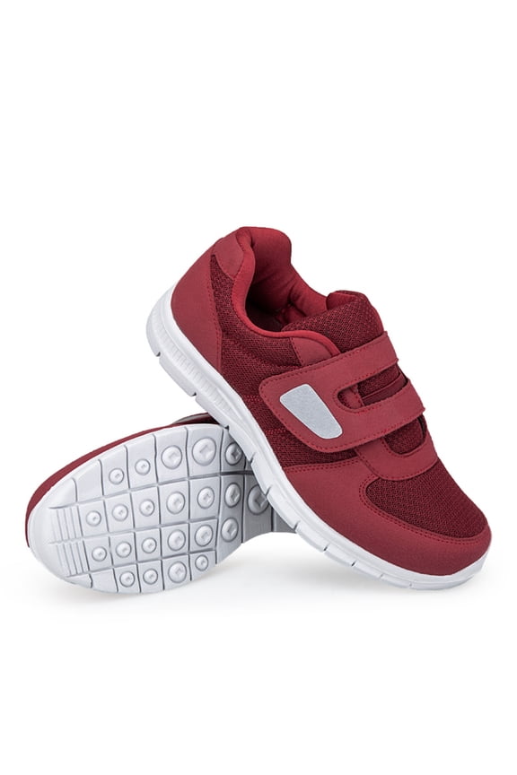 Women's Senior Wide Width Walking Shoes: Roomy, Easy-On Strap & Non-Slip Sole