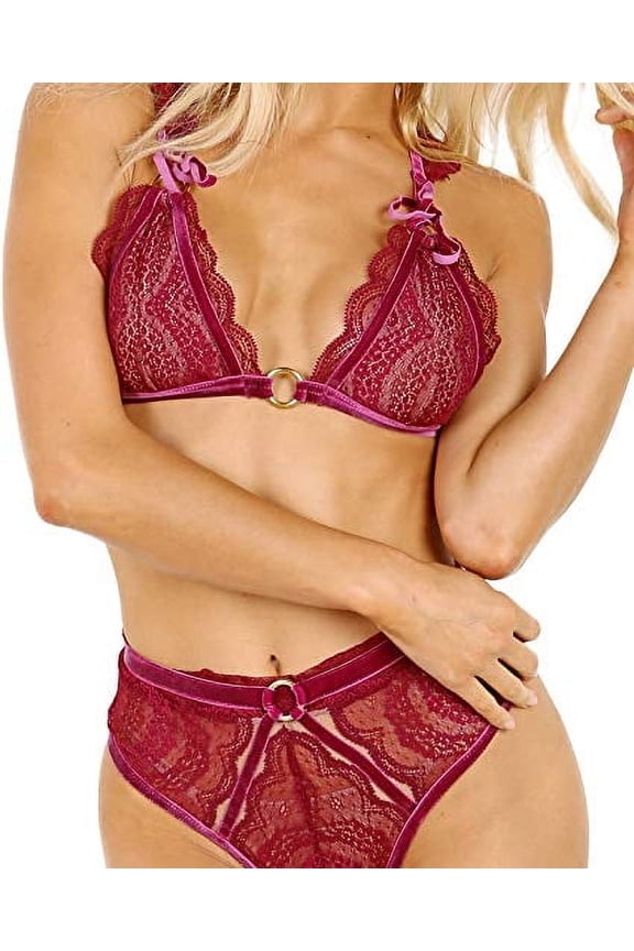 Boredeaux Edith Lace Bralette, Size M NWOT