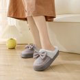 thumbnail image 1 of SKIYLEVZ Fuzzy Slippers for Women House Slippers with Comfortable Soft Arch Fleece Lined Slipper Slip On Footwear Cozy Flat Platform Slipper Winter Fashion Home Slipper, 1 of 8