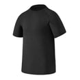 thumbnail image 1 of SKIYLEVZ Men's T-shirts Crew Neck Short Sleeve Moisture Wicking Top Breathable Elastic Athletic Shirt Workout Exercise Athletic Wear Black XL, 1 of 4